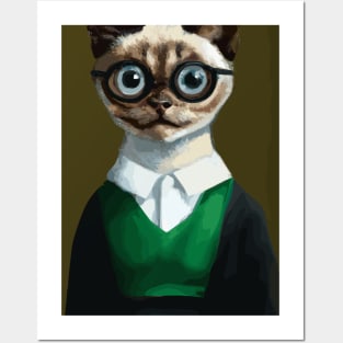 Nerd Cat Posters and Art